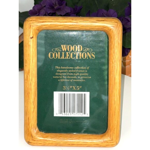 Wood Collections 3.5" X 5" Oak Photo Frame - Picture 1 of 4